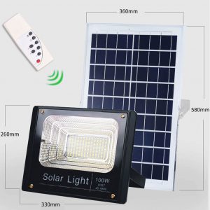 200W Solar Projector 100W 60W Solar LED Flood Lights Solar Advisement Light