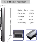 HP Probook 430 G3 RO04 Battery