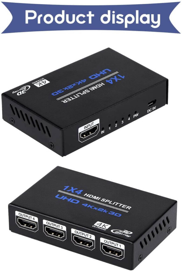 1x4 HDMI Splitter