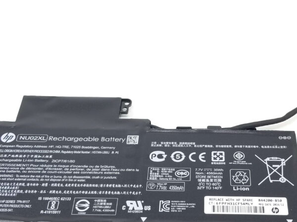 HP NU02XL Laptop Battery 1 scaled
