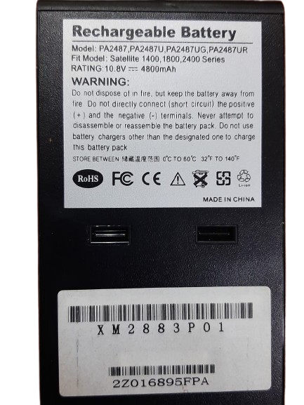 Toshiba PA2487 Laptop Battery