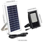 50W solar Floodlight complete with panel and Remote 2