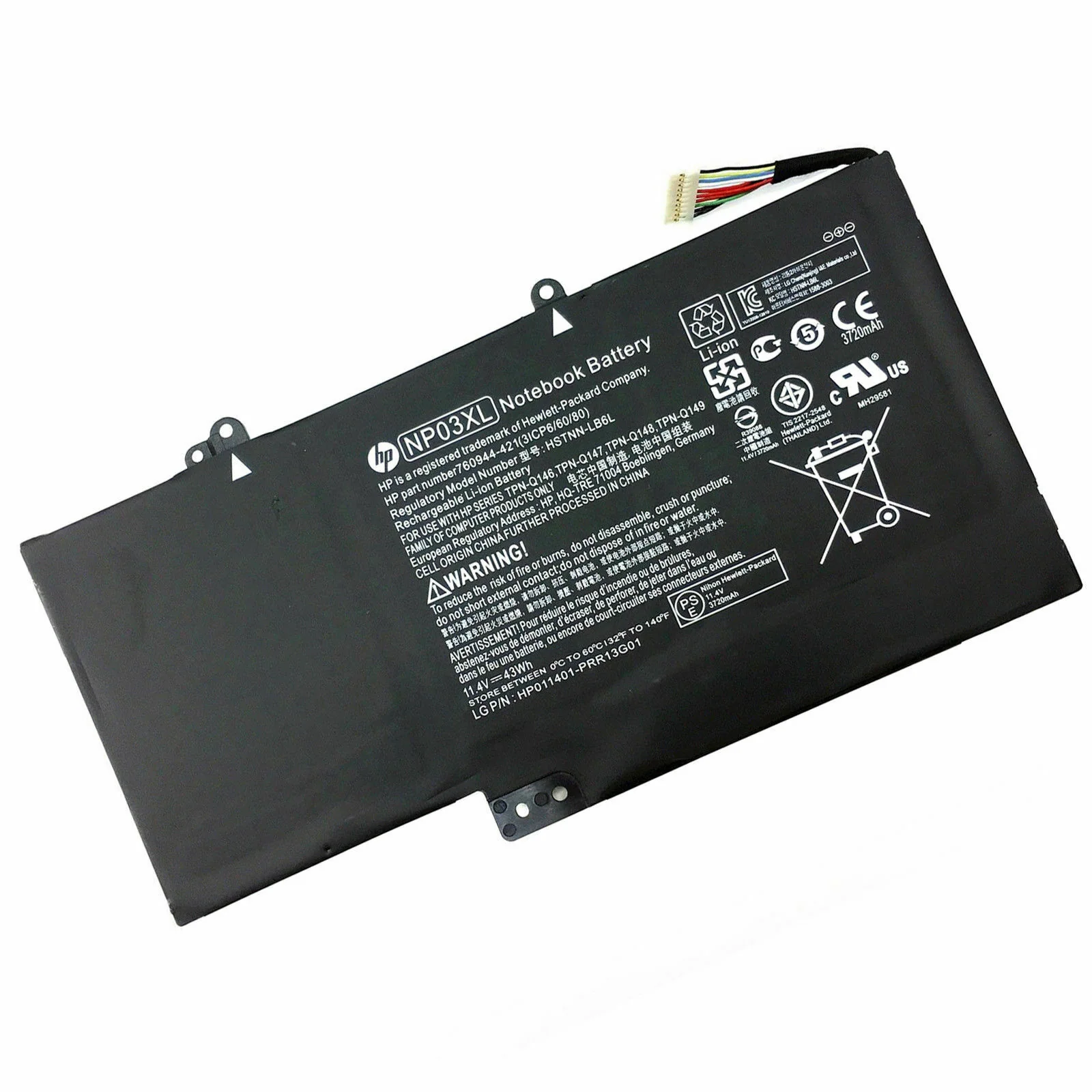 Original HP Envy X360 15-U010DX Battery NP03XL Original HP Envy X360 15-U010DX Battery NP03XL