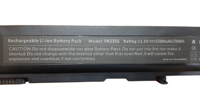 Toshiba PA3356U-1BRS Battery