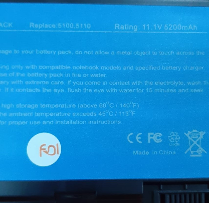 Acer Aspire 5100 Battery