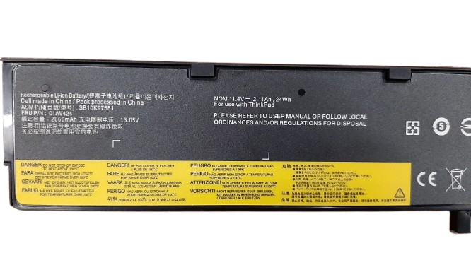 Lenovo ThinkPad T470 T480 Battery