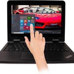 Refurbished Lenovo Yoga 11E Intel Processor X360 Touch 4GB 500GB Win 10 11.6 inch black