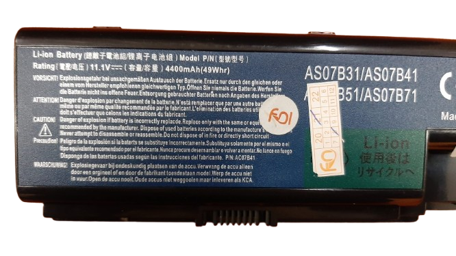 Acer Aspire 5520 Laptop Replacement Battery