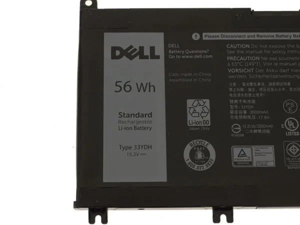 Dell Inspiron 17 7778 Laptop Battery 33YDH