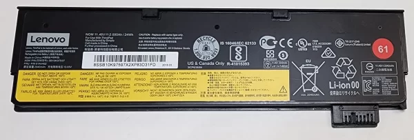 Lenovo Thinkpad T470 T480 3 cell Battery