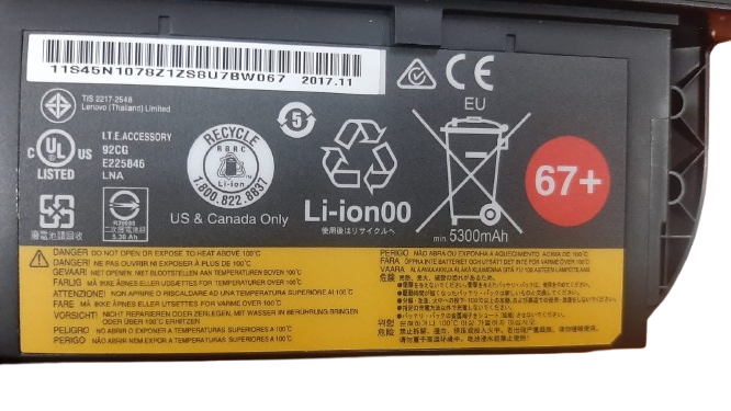 ORIGINAL LENOVO X230 Battery 67+