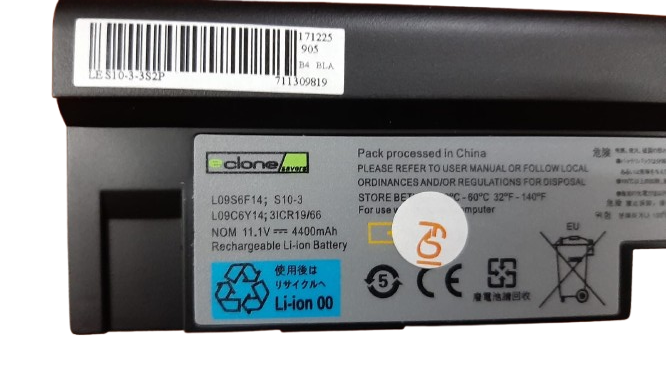 Lenovo IdeaPad S10-3 Replacement Battery