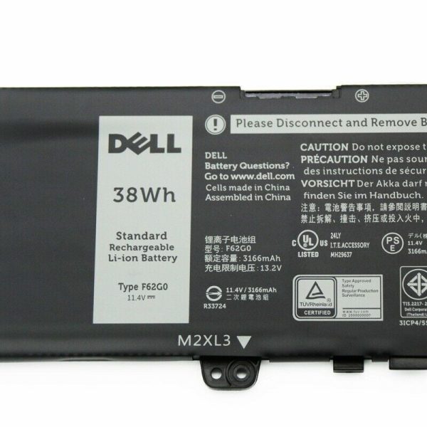Dell Inspiron 13 7370 Original Battery F62G0