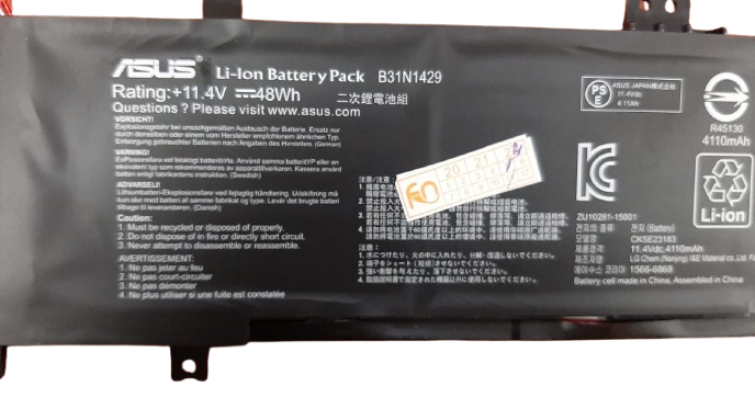 Asus K501 A501L battery
