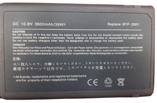 Acer Travel-Mate 330 Laptop Battery 25D1