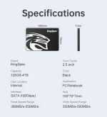128GB SSD Kingspec SATA - Image 3