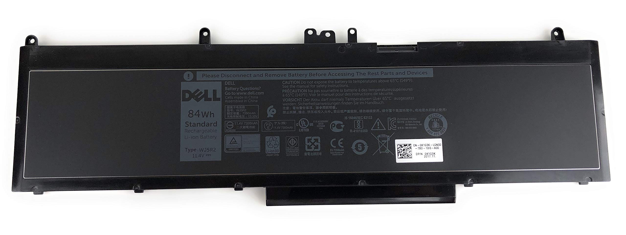 81.jpg Original WJ5R2 Battery for Dell Precision 3510/ Dell Latitude E5570 - Image 1