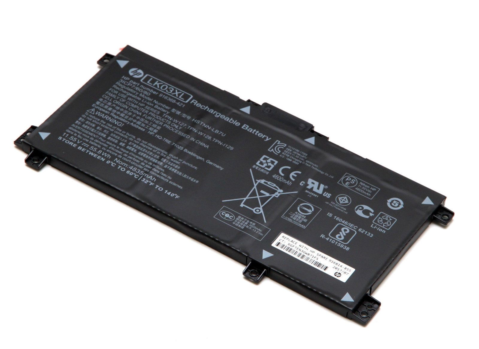 HP-LK03XL-Original-Battery.jpg Original HP Envy X360 15-BP 15-BP000 15-BP100 15-CN 17-AE 17-BW Battery LK03XL - Image 1