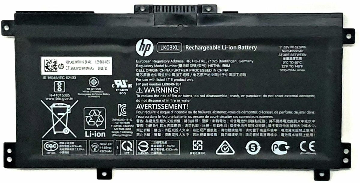 Original HP Envy X360 15-BP 15-BP000 15-BP100 15-CN 17-AE 17-BW Battery LK03XL - Image 2