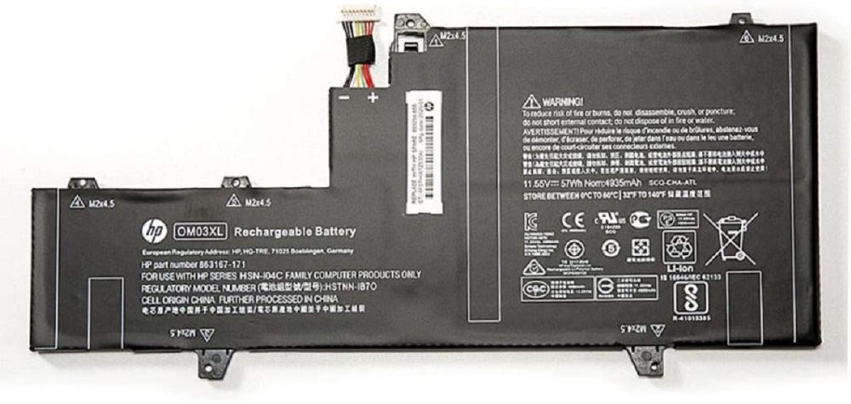 Original HP EliteBook X360 1030 G2 Battery OM03XL - Image 2