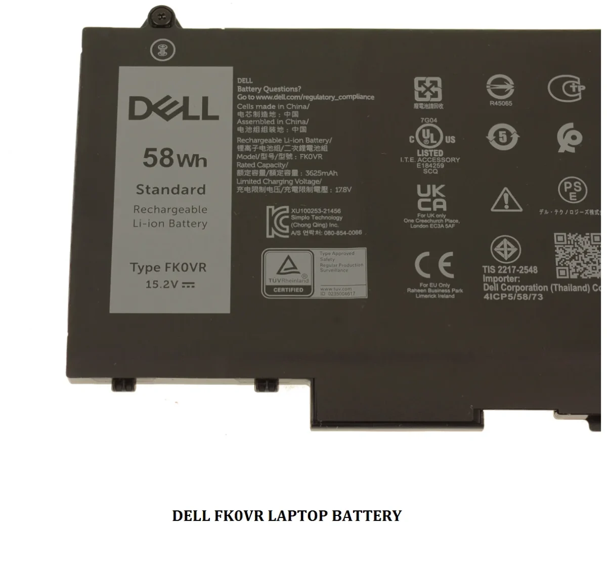 Dell Latitude 5330 7330 7430 7530 Original Battery - Image 2